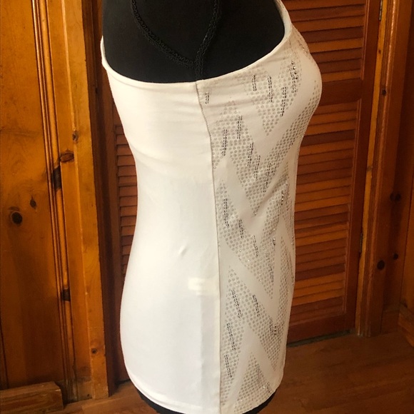 Express one shoulder sequins top - Picture 5 of 7